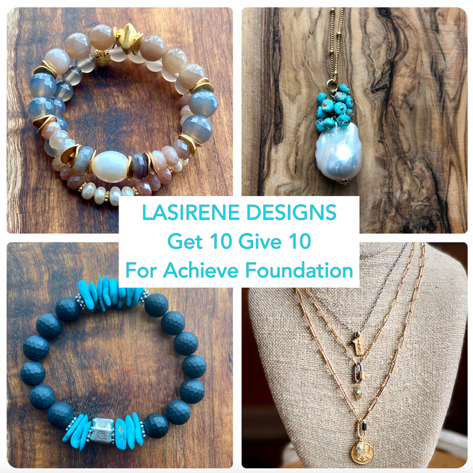 LASIRENE DESIGNS Supports Achieve Foundation and Your Holiday Shopping!!