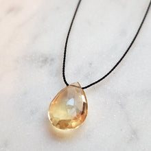 Load image into Gallery viewer, Simple Citrine Necklace ~ Back in Stock!