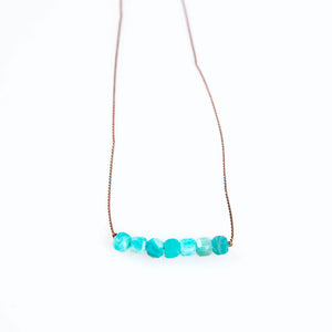 Simple Amazonite Bar Necklace ~ On Sale!