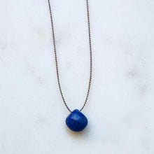 Load image into Gallery viewer, Lapis Lazuli Simple Necklace - Little Darlings Collection
