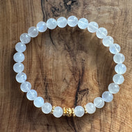 Petite Rainbow Moonstone Bracelet