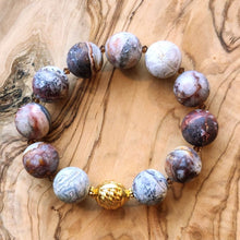 Load image into Gallery viewer, Crazy Lace Agate Bracelet