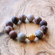 Crazy Lace Agate Bracelet
