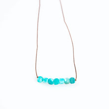 Load image into Gallery viewer, Simple Amazonite Bar Necklace ~ On Sale!