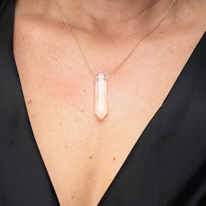 Crystal Quartz Point Necklace ~ On Sale!