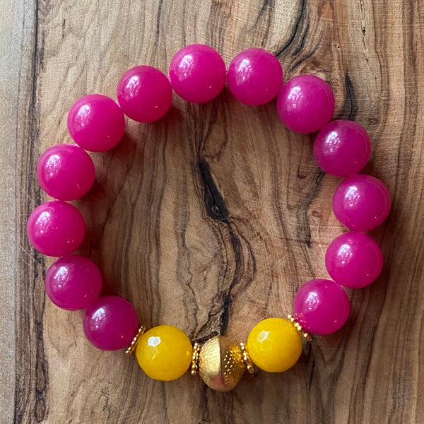 Pink Chalcedony 2024 bracelets