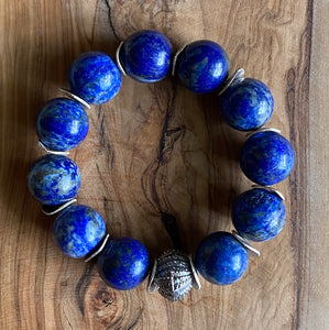 Large Format Lapis Lazuli Bracelet ~ On Sale!