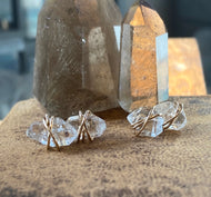 Herkimer Diamond Earrings Studs
