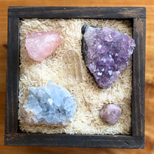Load image into Gallery viewer, Limited Edition Reclaimed Wood Stone Healing Boxes