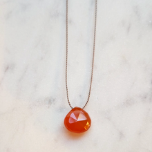 Load image into Gallery viewer, Simple Carnelian Necklace - Little Darlings Collection