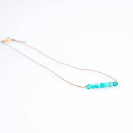 Simple Amazonite Bar Necklace ~ On Sale!
