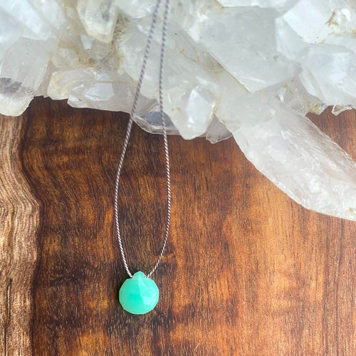Large Chrysoprase Necklace - Little Darlings Collection