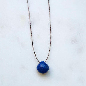 Lapis Lazuli Simple Necklace - Little Darlings Collection