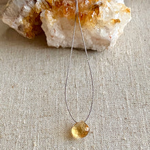 Load image into Gallery viewer, Simple Citrine Necklace - Little Darlings Collection